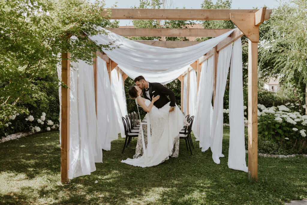Dip Kiss Hochzeit Bayern