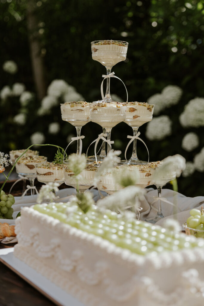 Dessert Buffet nach mehrsprachiger Trauung